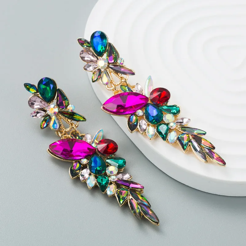 Flower Diamond-Studded Rhinestone