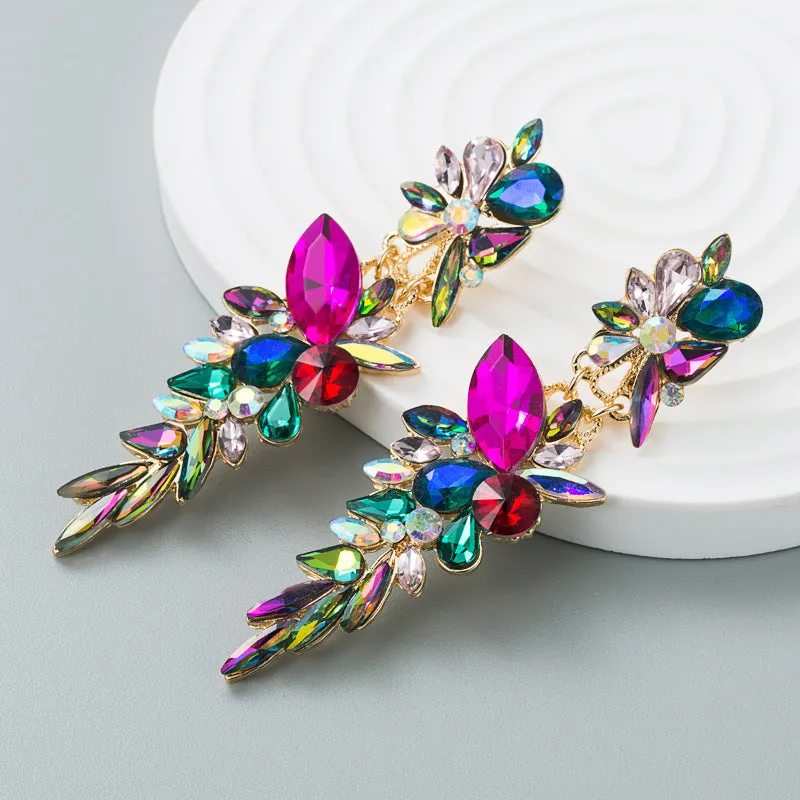 Flower Diamond-Studded Rhinestone
