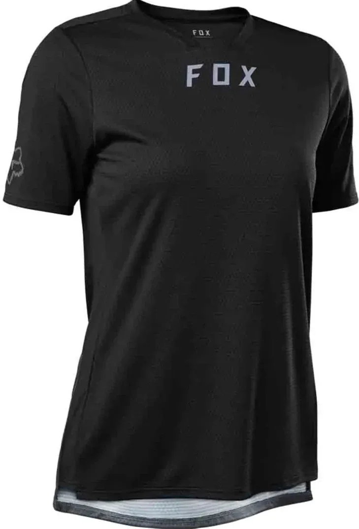 FOX WOMENS DEFEND SS JERSEY - BLACK