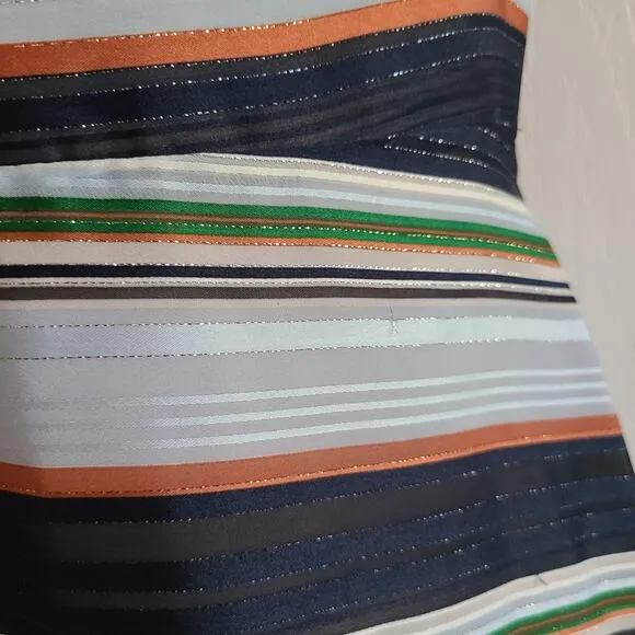 FOXIEDOX Anthro Sleeveless Multicolor Striped Maxi Dress SS1495DR Womens Size XS
