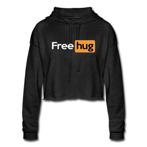 Free Hug Pornhub Women's Cropped Hoodie