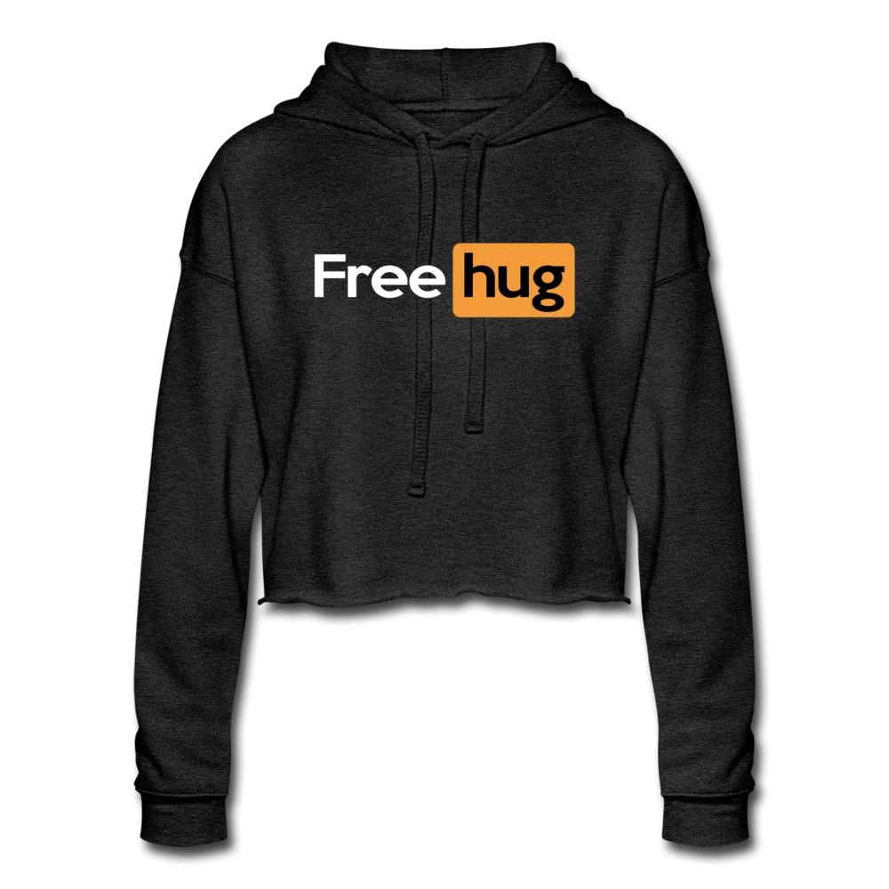Free Hug Pornhub Women's Cropped Hoodie
