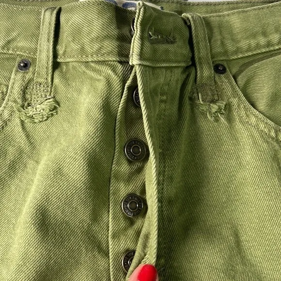 Free‎ People Women's Makai Cutoff Jean Shorts size 28