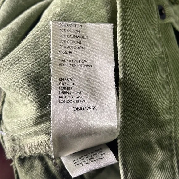 Free‎ People Women's Makai Cutoff Jean Shorts size 28