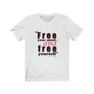 Free Your Mind Men's White Tee