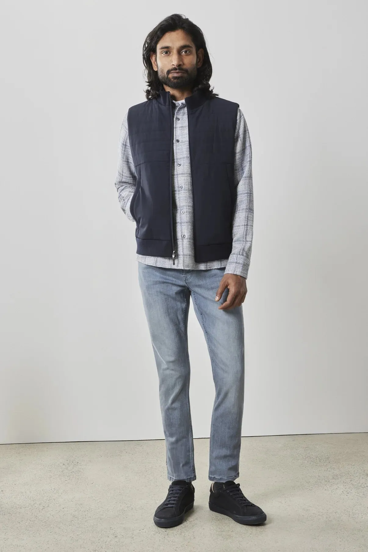 Fremantle Quilted Vest - Black