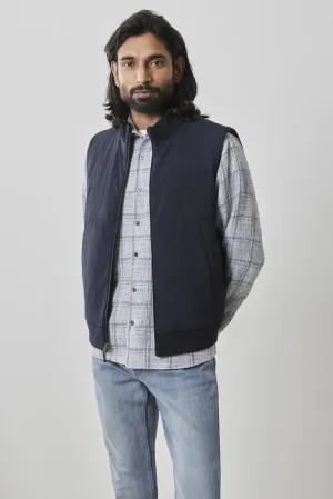 Fremantle Quilted Vest - Black