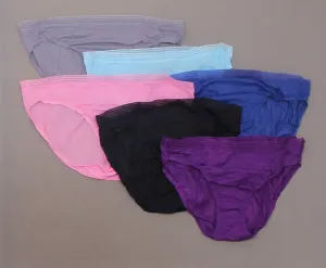Fruit Of The Loom Women's 6 Pairs Everlight Bikini Panties