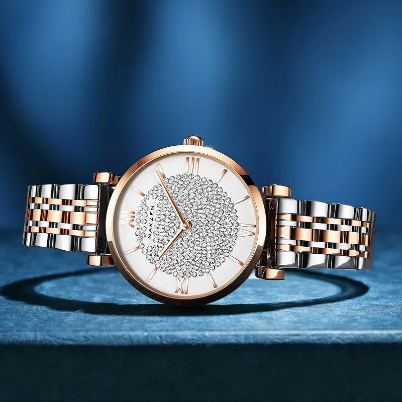 Full of Rhinestone Dial Women's Watch
