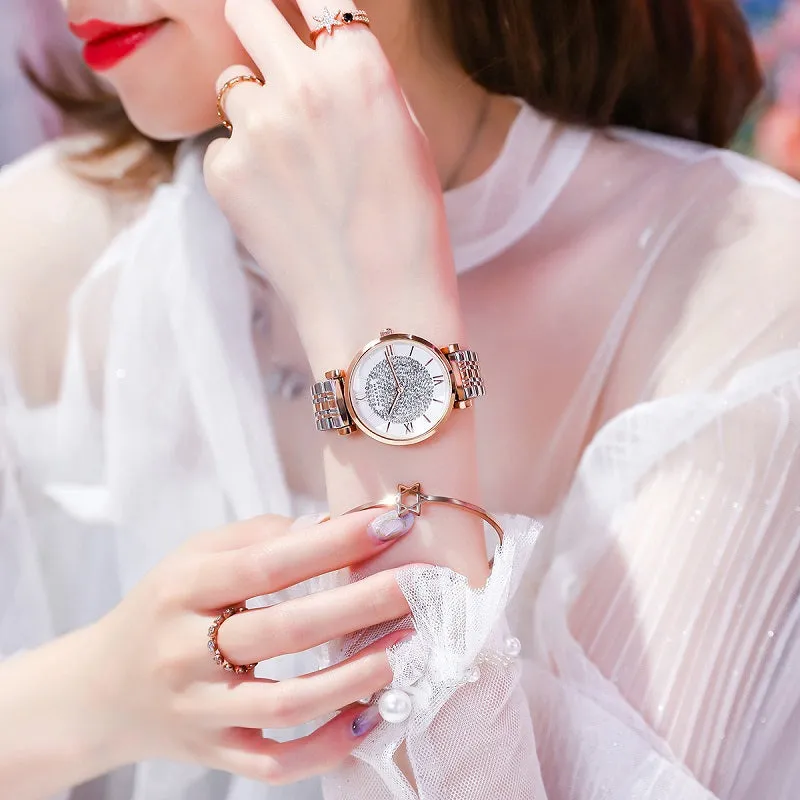 Full of Rhinestone Dial Women's Watch