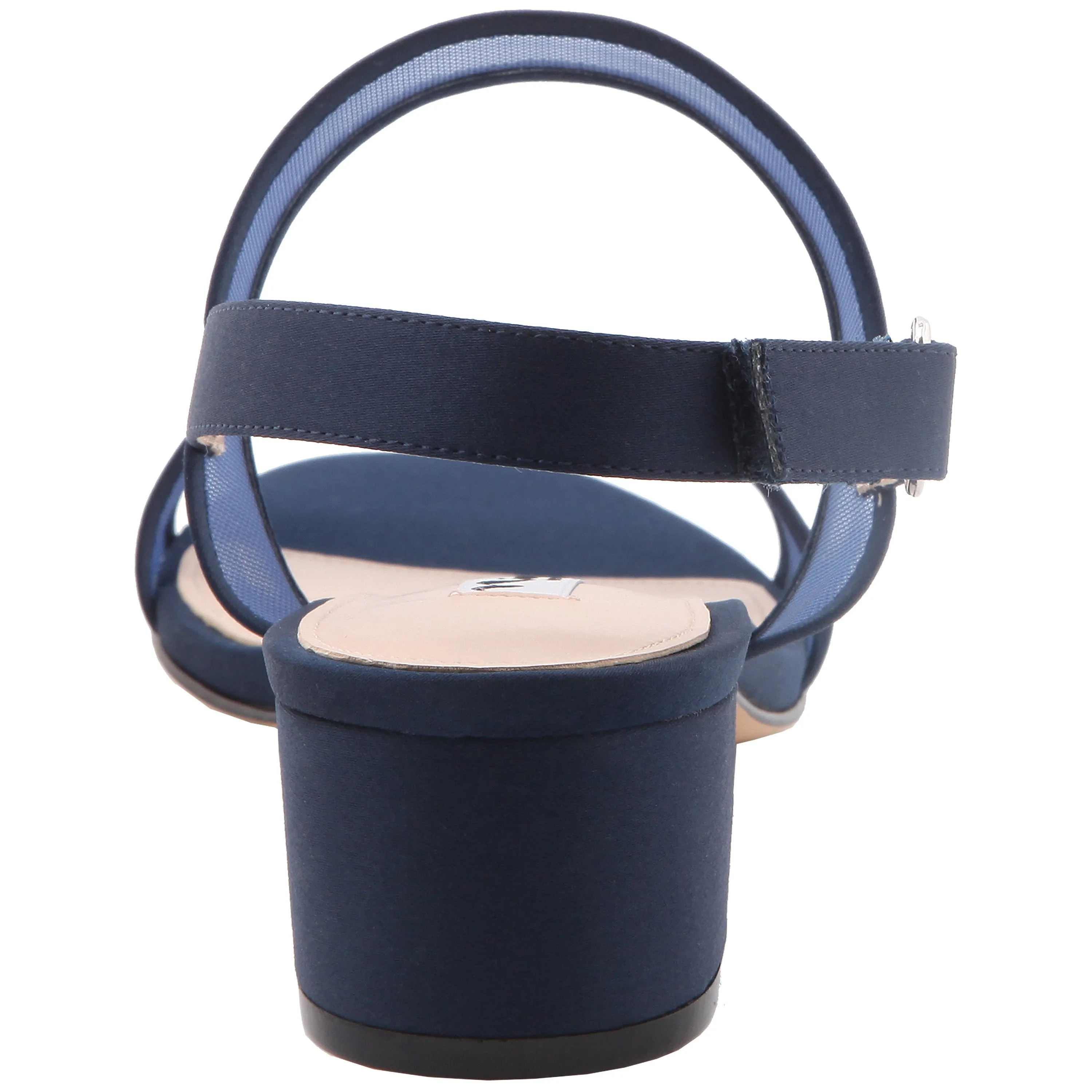 GANICE-NEW NAVY LUSTER SATIN NAVY MESH