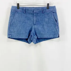 GAP FACTORY Blue Denim Flat Front Shorts