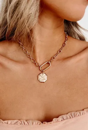Gold Chunky Chain Pendant