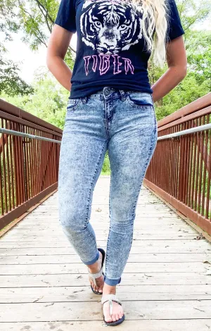 Gossip Girl Acid Wash Jeans