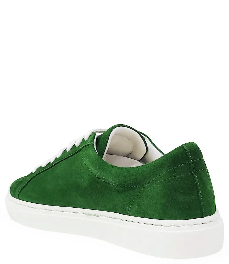 Green Suede Sirius Star Womens Sneaker