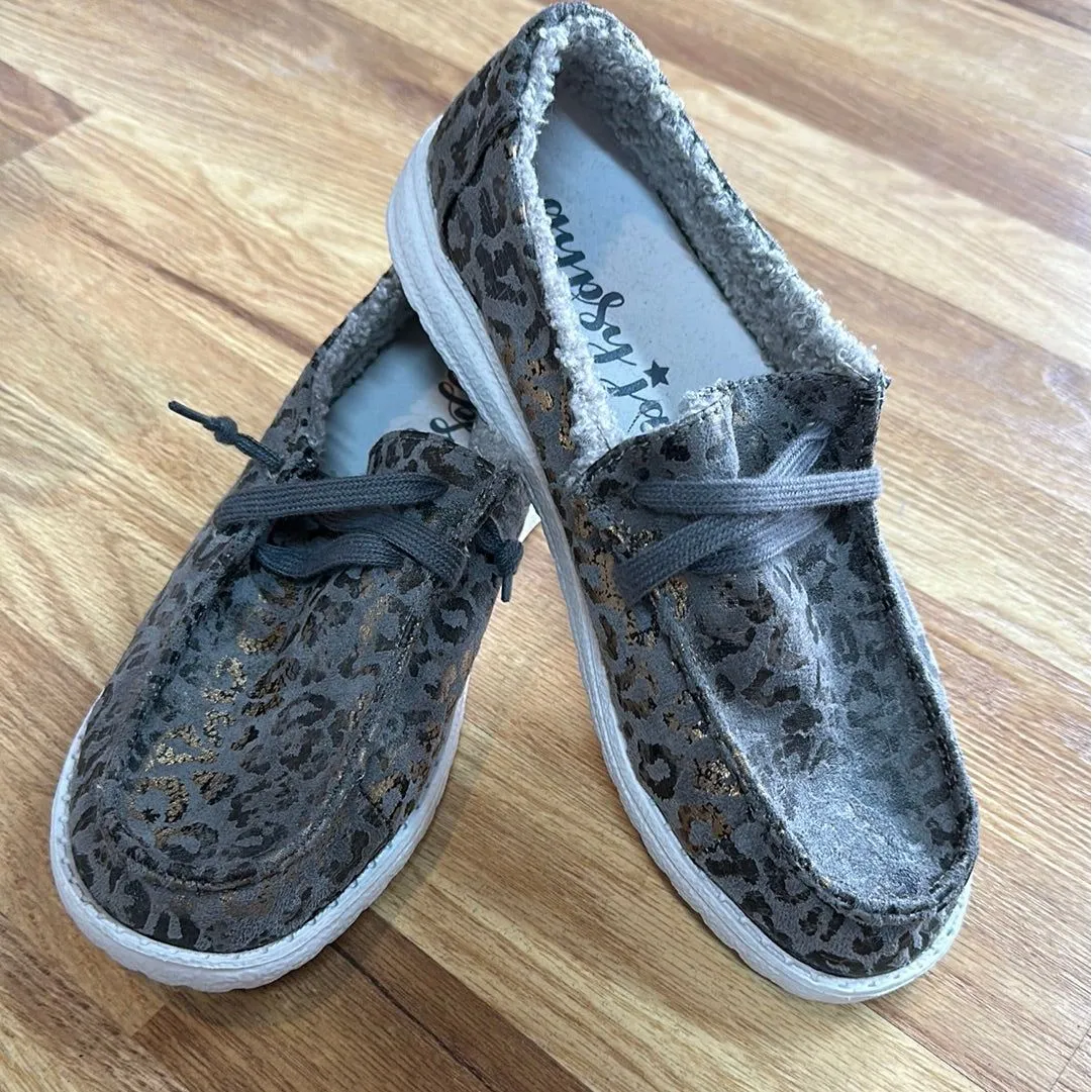 Grey Leopard Gypsy Jazz Sneaker