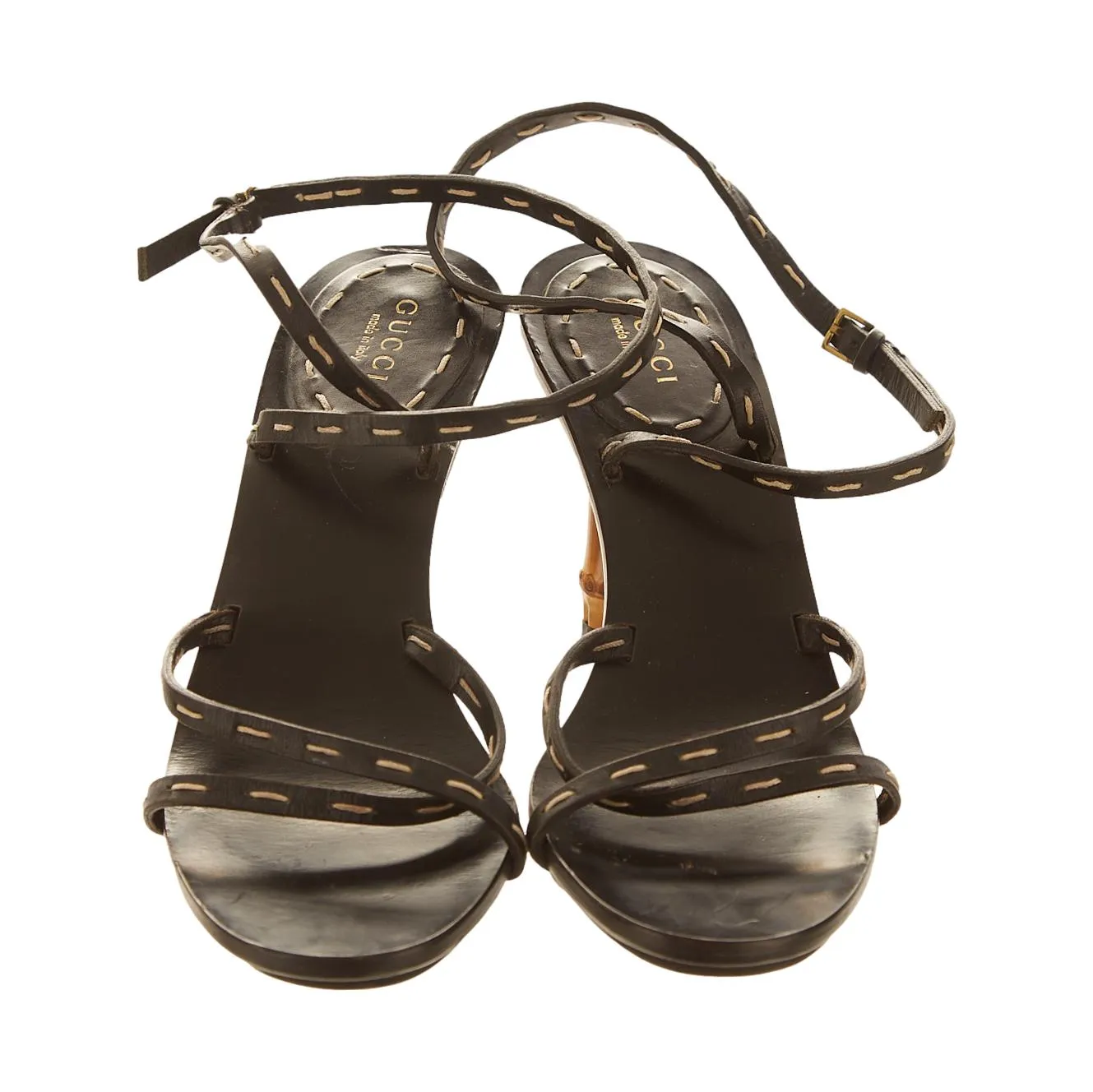 Gucci Black Bamboo Heels