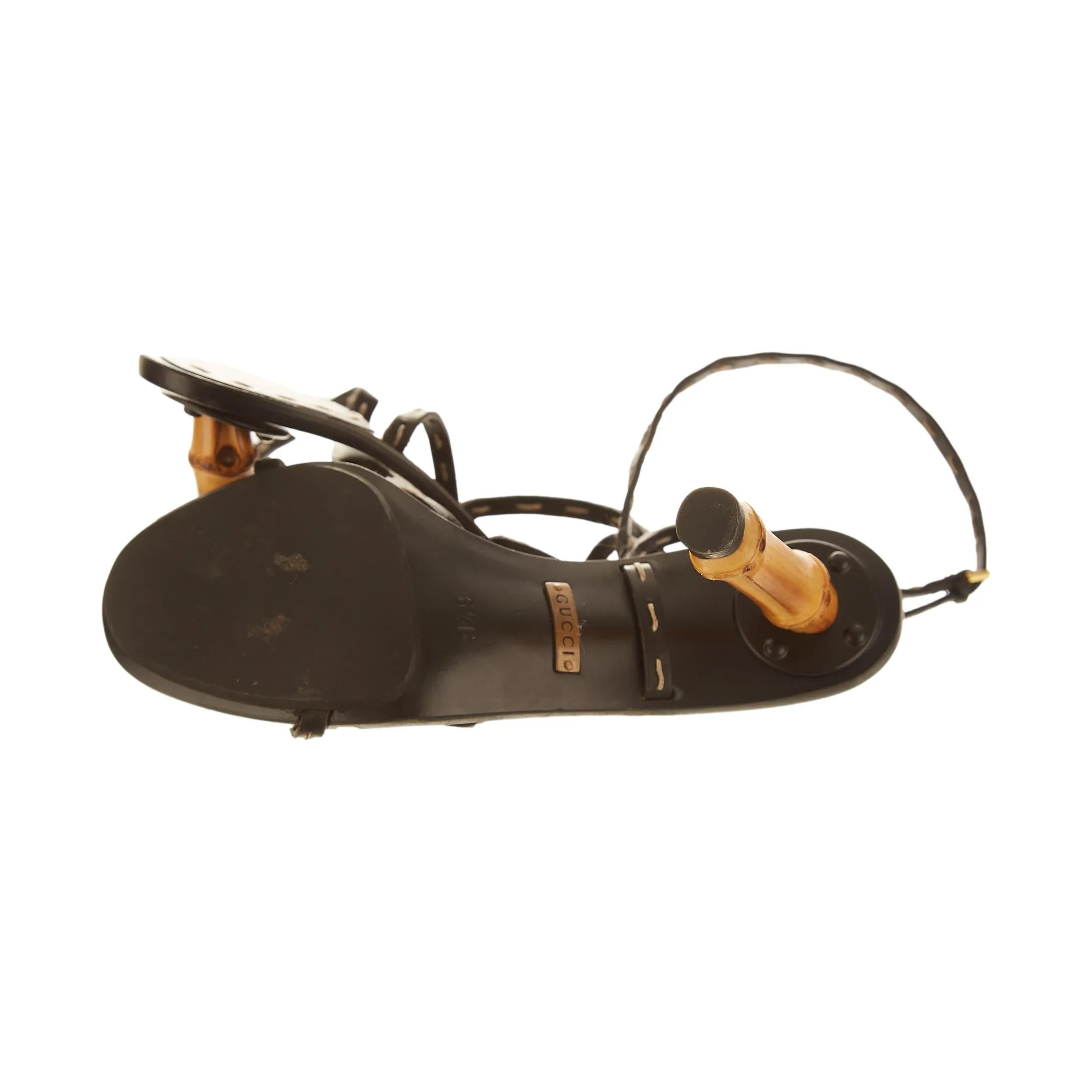 Gucci Black Bamboo Heels