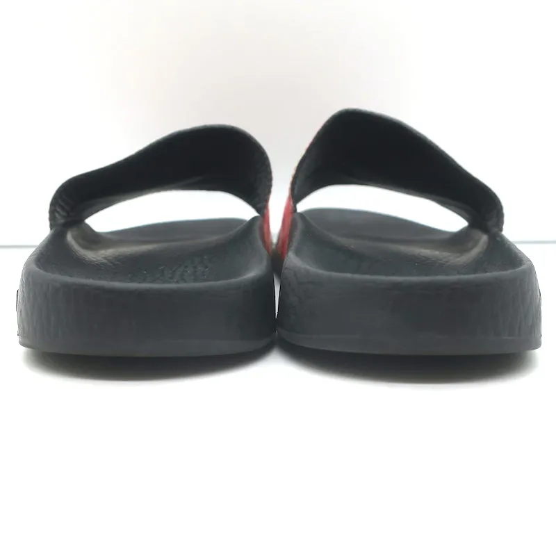 Gucci GG Supreme Blooms Pursuit Pool Slide Sandals Coated Canvas Size 36
