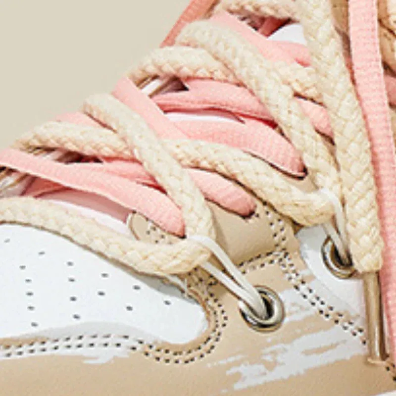 H-Block | Heart Graphic Chunky Couple Casual Sneakers