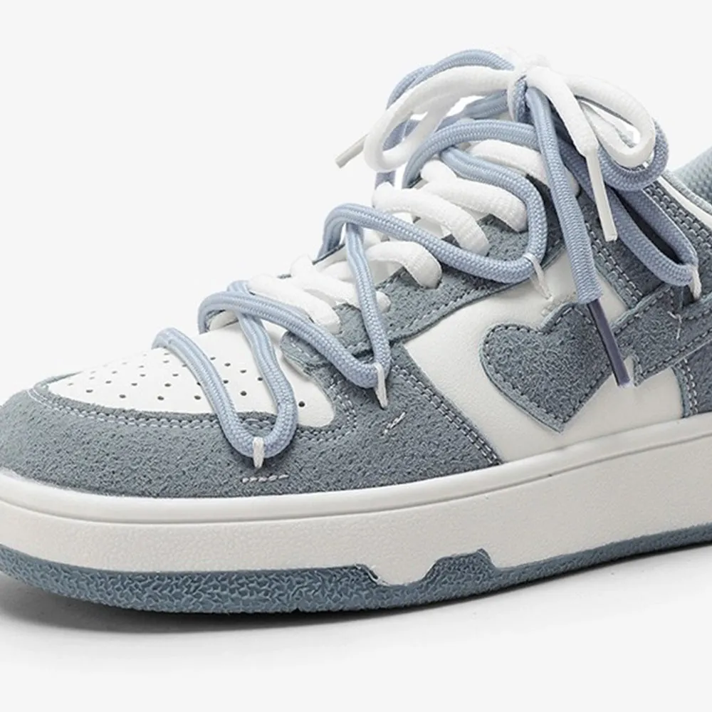 H-Block | Street Heart Stitching Casual Sneakers