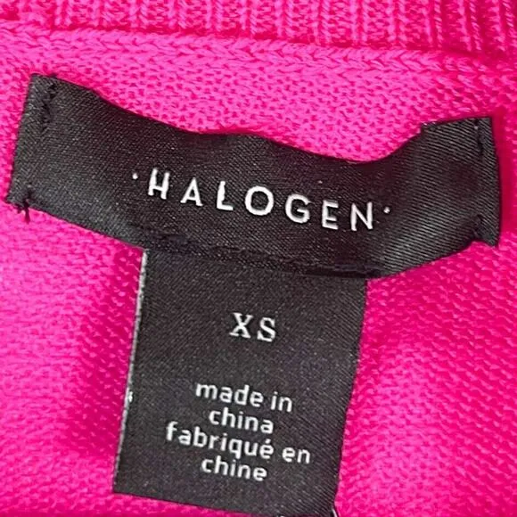 Halogen NWT Women's Pink Turtleneck Long Sleeve Wool Blend Sweater Size XS