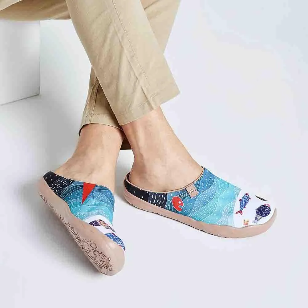 Happy Fish Men Slipper