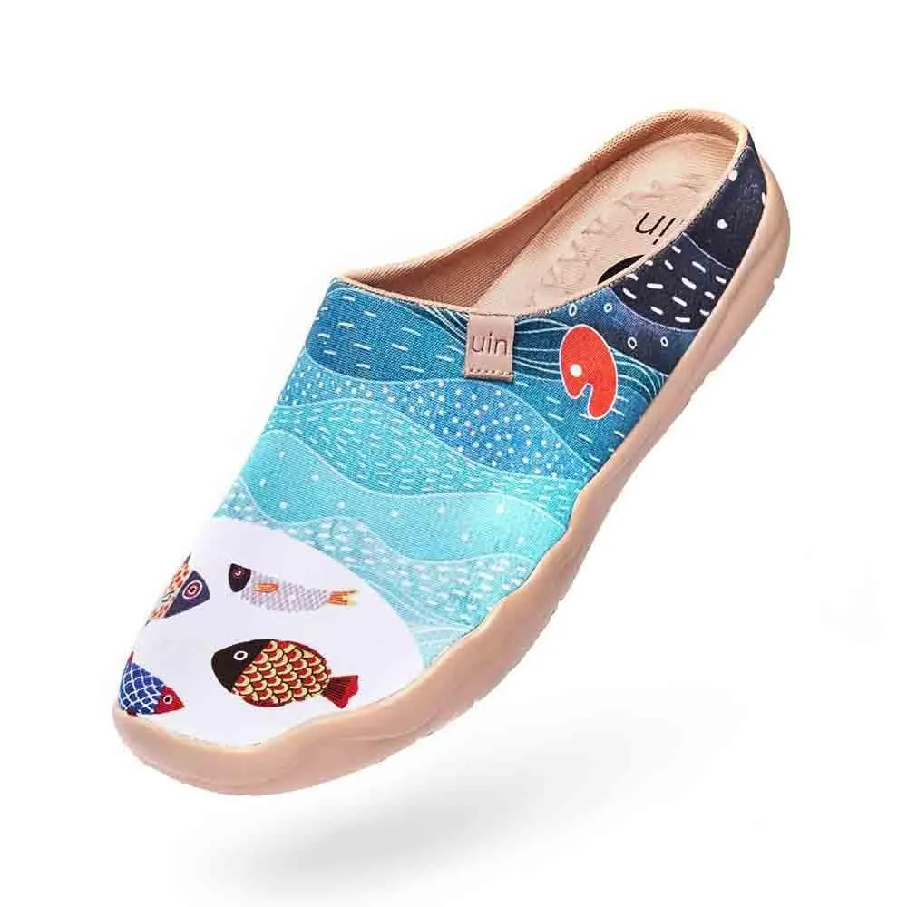 Happy Fish Men Slipper