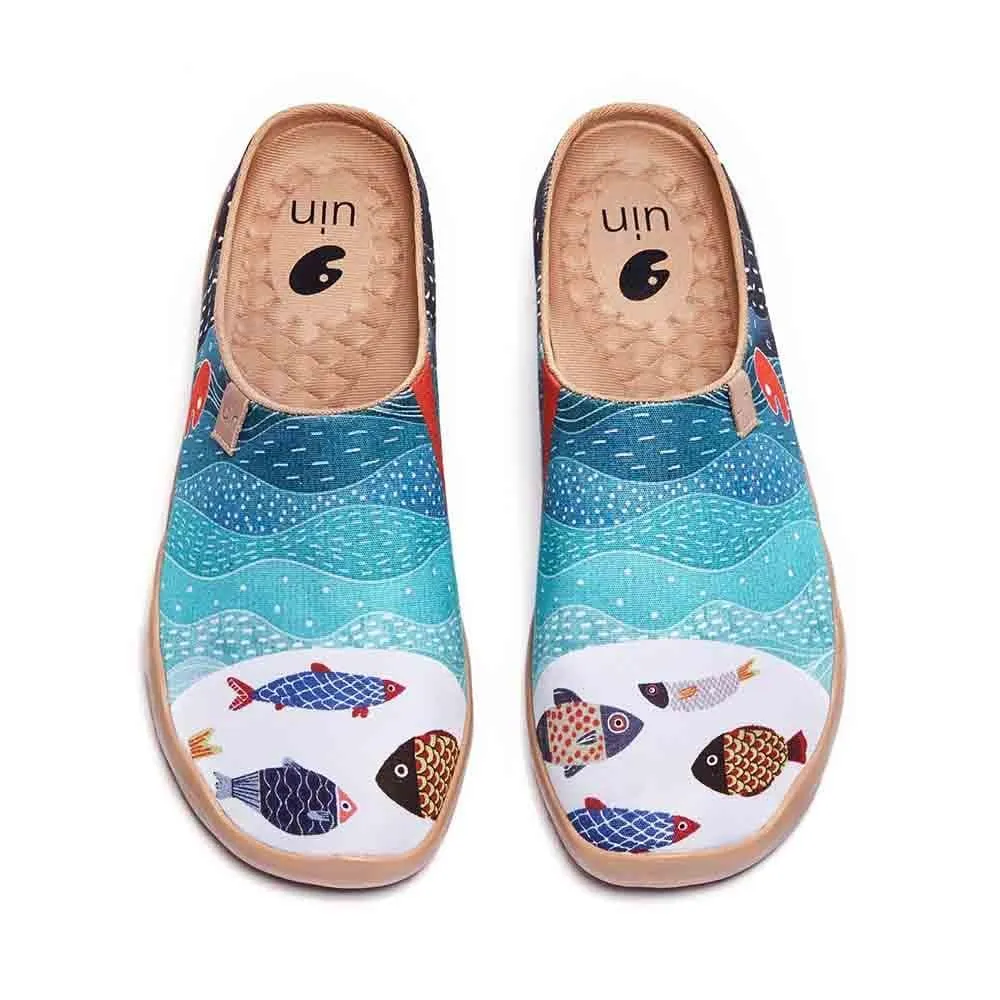 Happy Fish Men Slipper