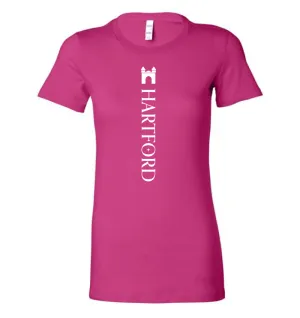 Hartford Arch Women's Tee in Berry