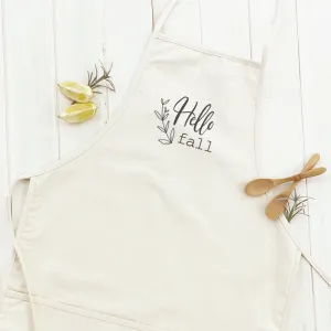 Hello Fall (sprig) - Women's Apron