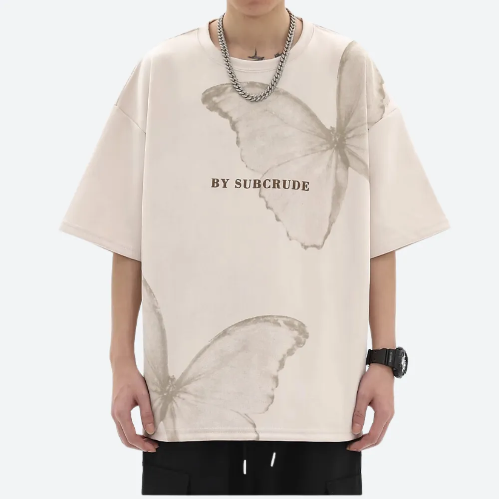 Hight Street Butterfly Suede T-shirt