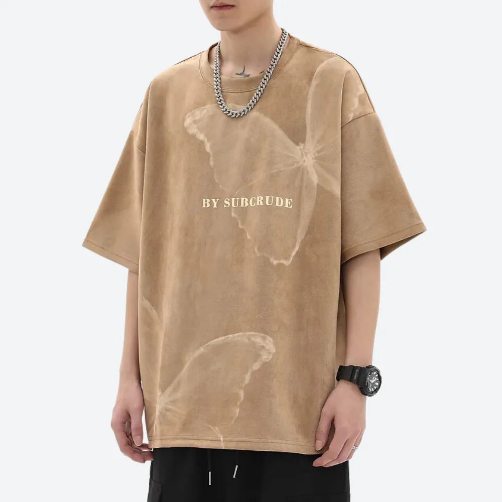 Hight Street Butterfly Suede T-shirt