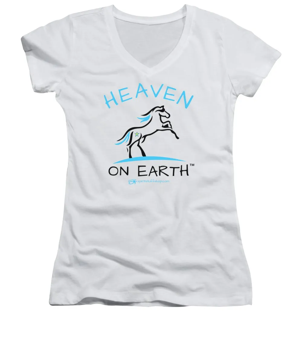 Horse Heaven On Earth - Women's V-Neck