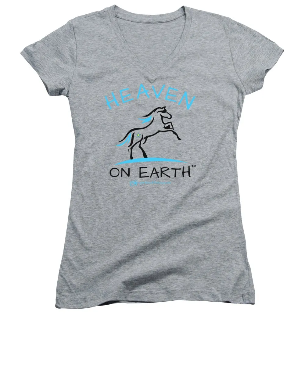 Horse Heaven On Earth - Women's V-Neck