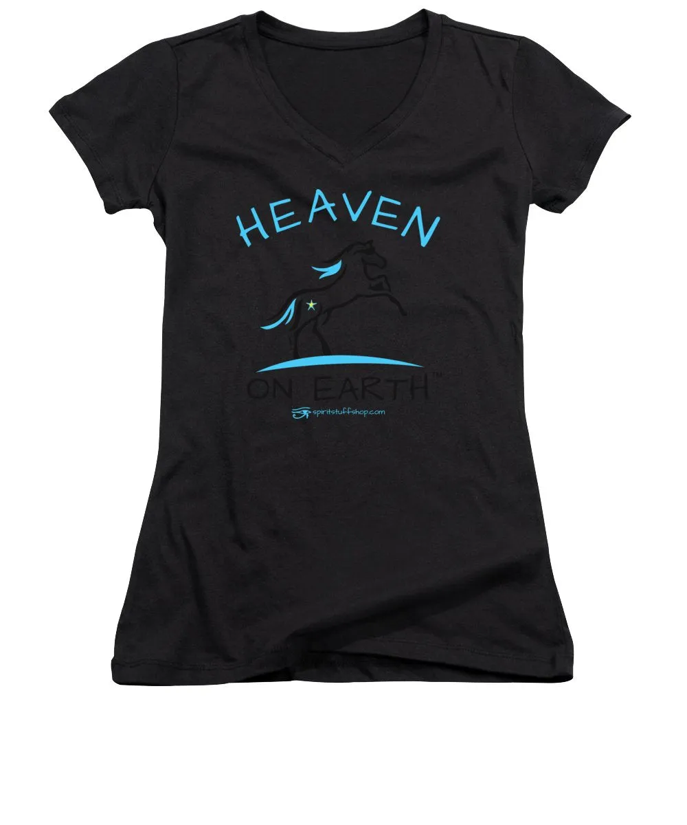 Horse Heaven On Earth - Women's V-Neck