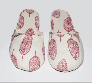House Slippers | Feathers Clay