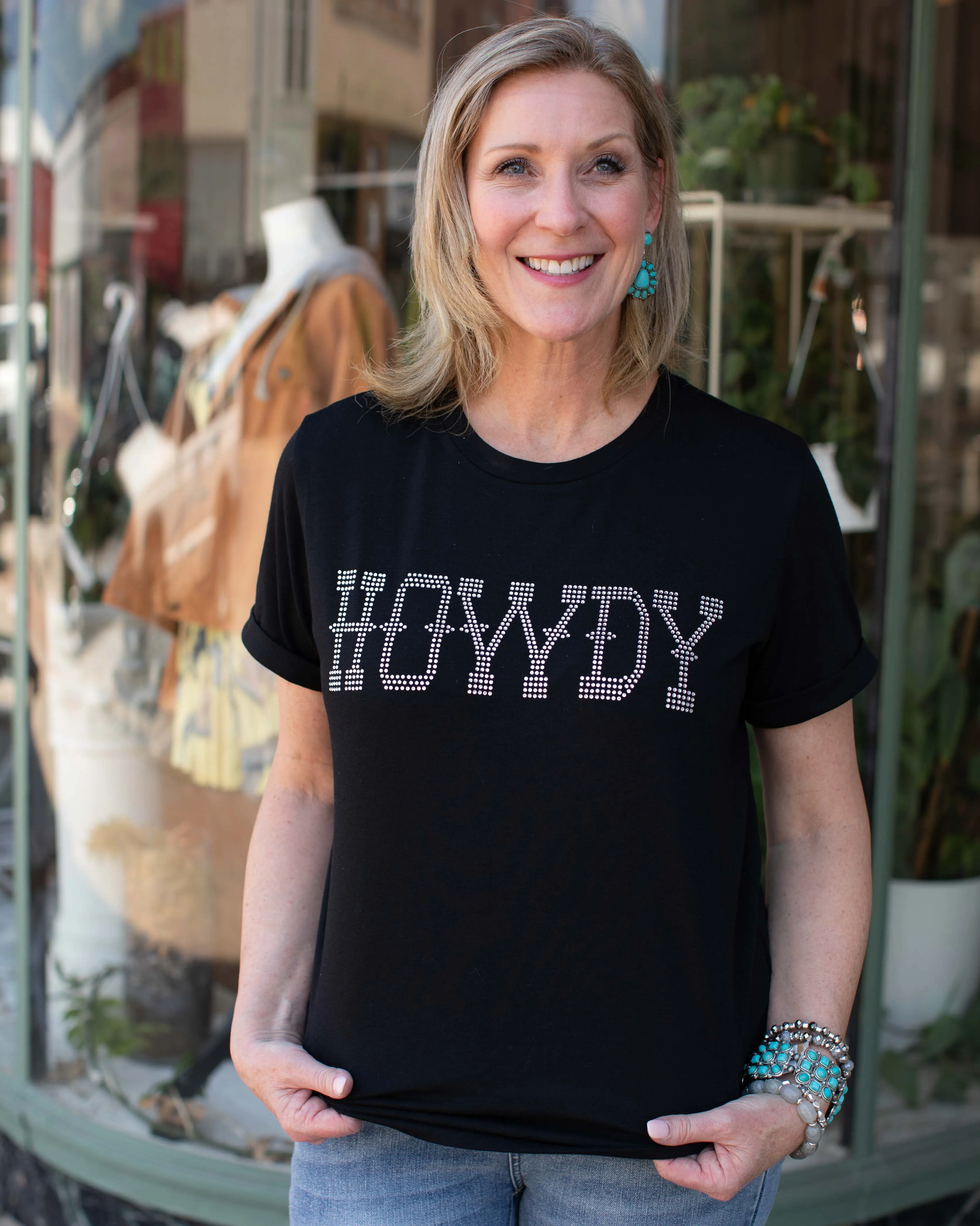 HOWDY T SHIRT - BLACK