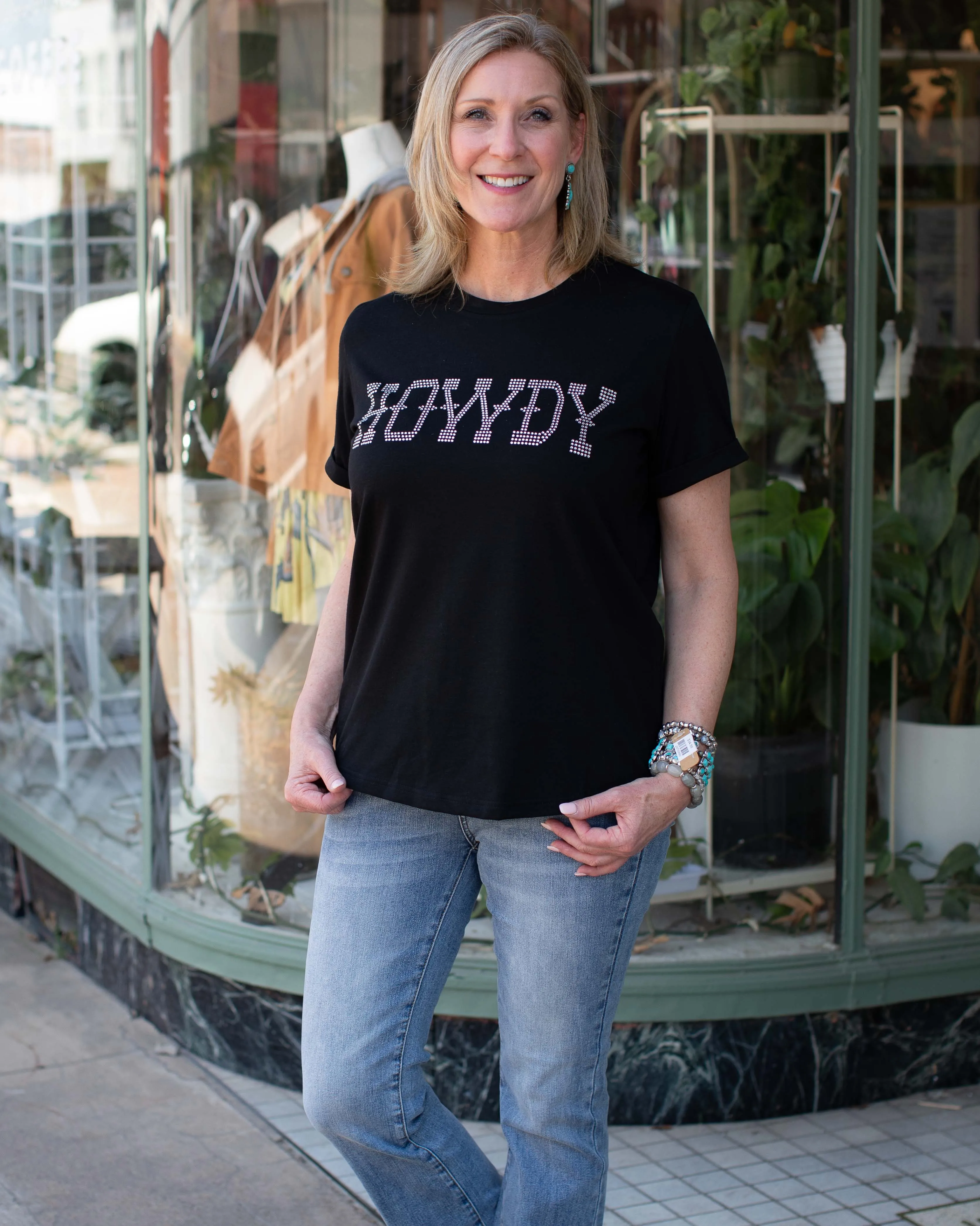 HOWDY T SHIRT - BLACK