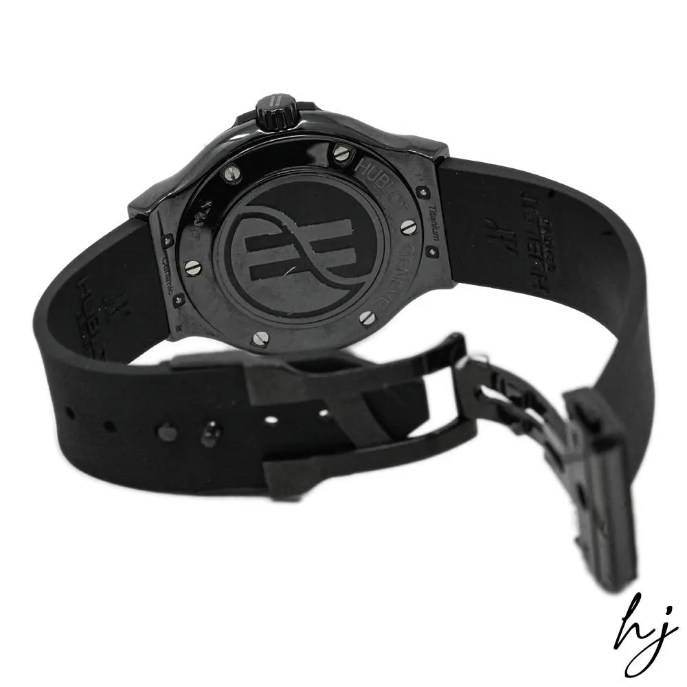 Hublot Classic Fusion Black Ceramic 38mm Black Stick Dial Watch Reference #: 561.CM.1770.RX