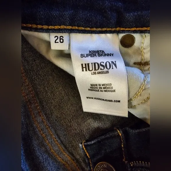 Hudson Ankle &quot;Krista Super Skinny&quot;, size women's 26.