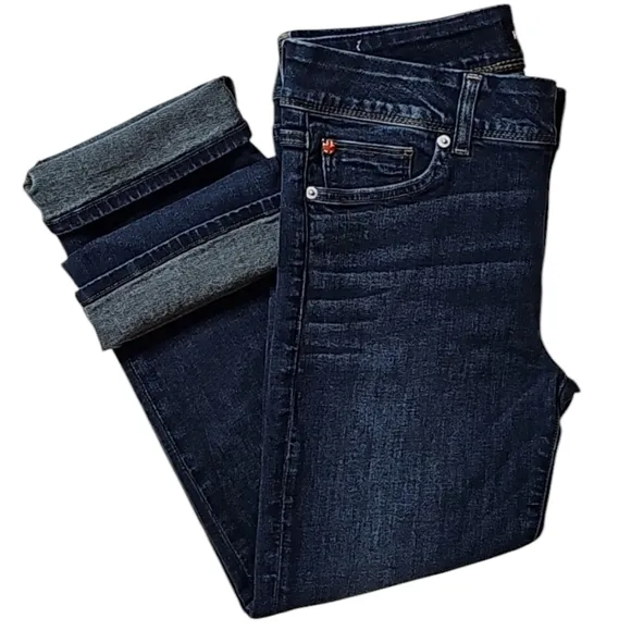 Hudson Crop Ginny Straight Jeans. Women's Size: Waist 29x26 Inseam