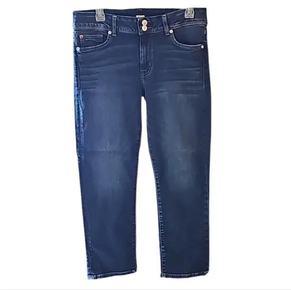 Hudson Crop Ginny Straight Jeans. Women's Size: Waist 29x26 Inseam