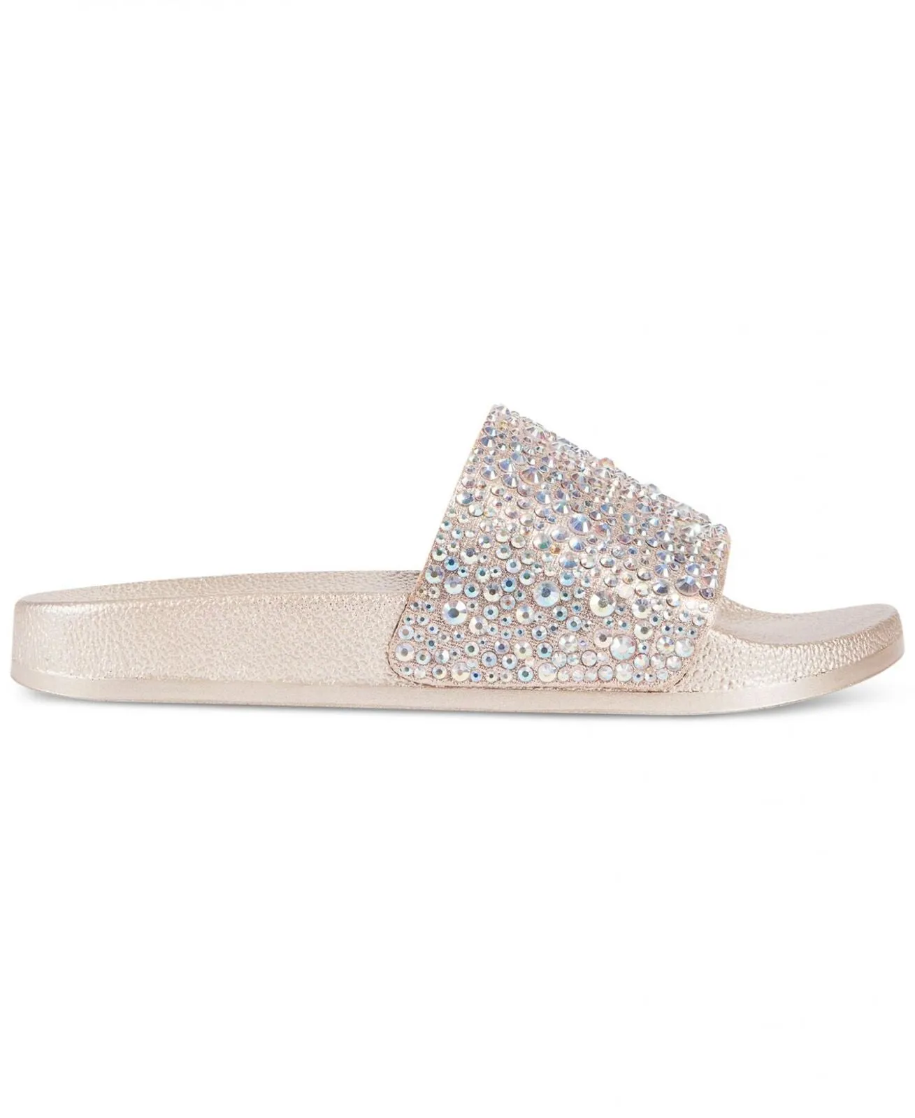 I.n.c. International Concepts Women's Peymin Pool Slides Champagne Brown 8M