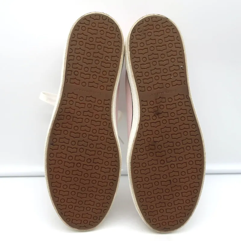 Isabel Marant Binkoo Low Top Sneakers Pink Canvas Size 8 Womens