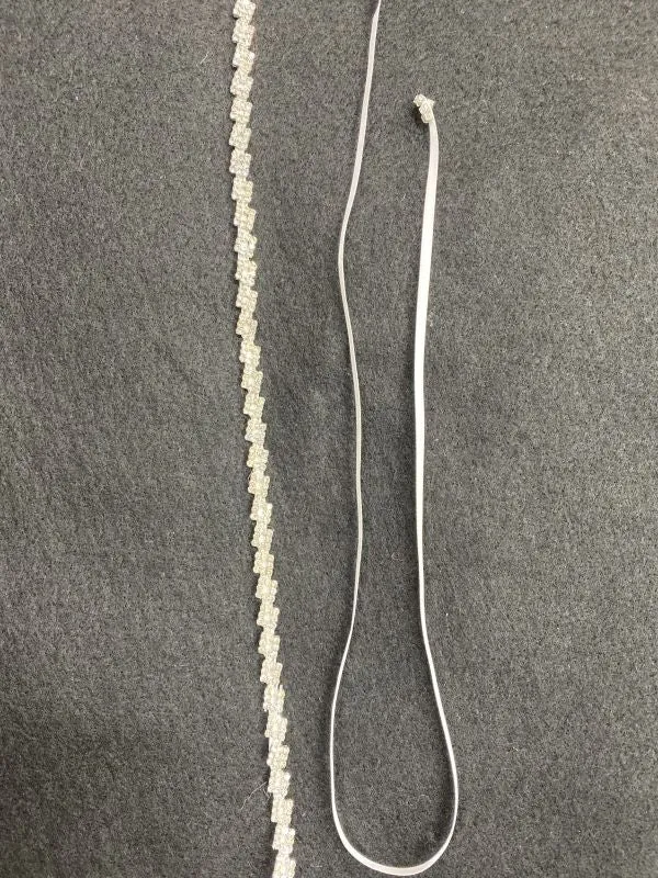 Ivory Rhinestone Belt 16 Belt