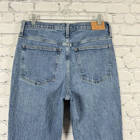 J Crew 10'' Demi Boot Crop Jeans Womens 30 Tall BT729 Blue Marion Wash Fall 2023