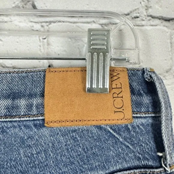 J Crew 10'' Demi Boot Crop Jeans Womens 30 Tall BT729 Blue Marion Wash Fall 2023