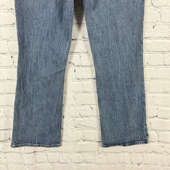 J Crew 10'' Demi Boot Crop Jeans Womens 30 Tall BT729 Blue Marion Wash Fall 2023