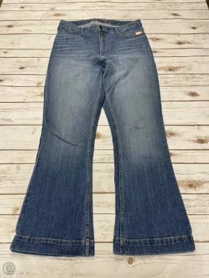 Jeans Boot Cut By Cme In Blue Denim, Size: 14